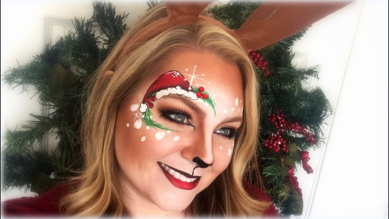 Deer / Reindeer Makeup and Face Painting
