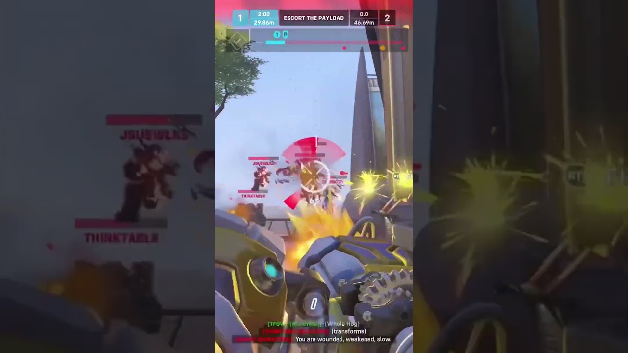 Disrespectful Whole Hog #overwatch2 #roadhog #playofthegame #overwatch