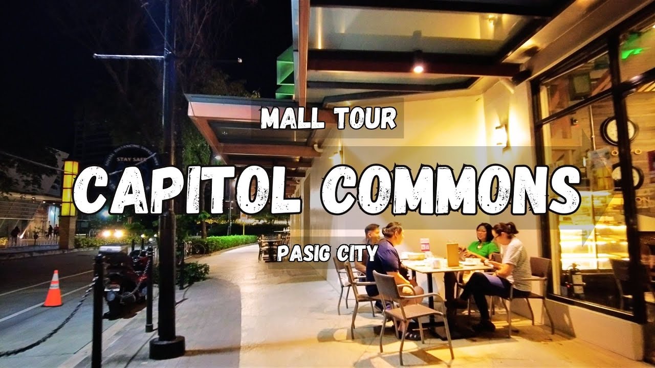 CAPITOL COMMONS Night Walk | Pasig City | Walking Tour Philippines