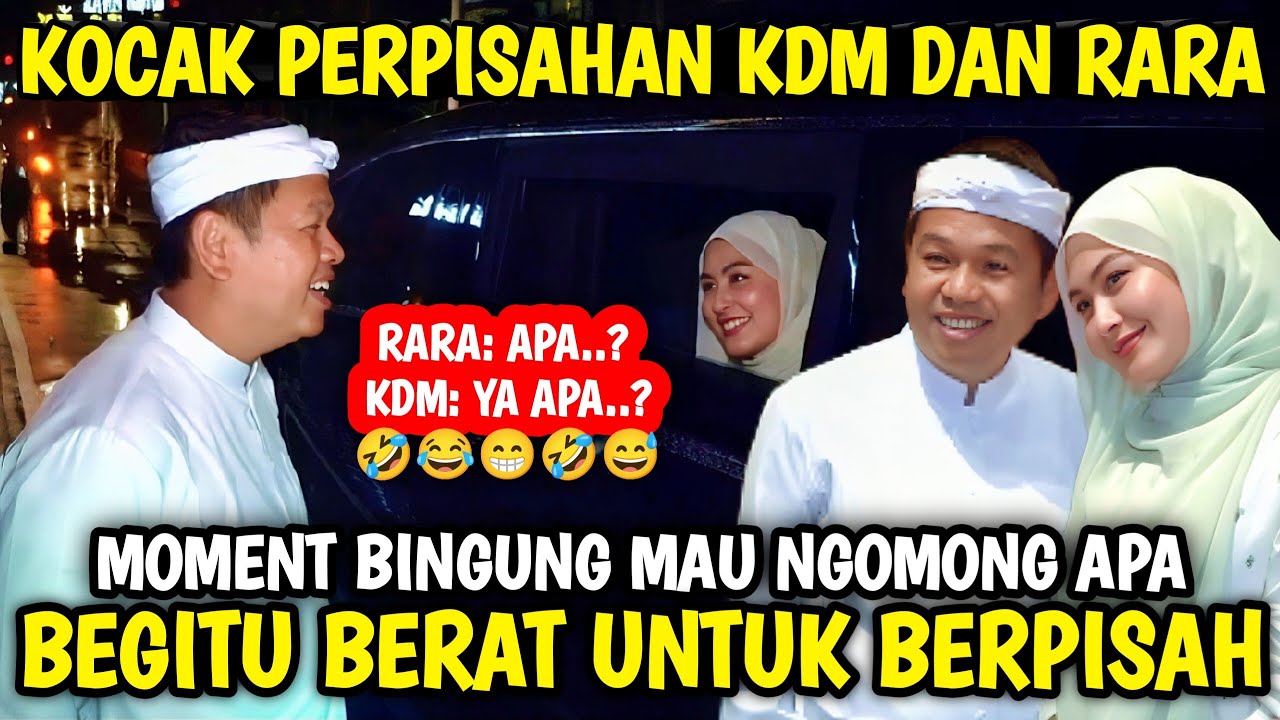 KDM DAN RARA TERLALU BERAT TUK BERPISAH❗