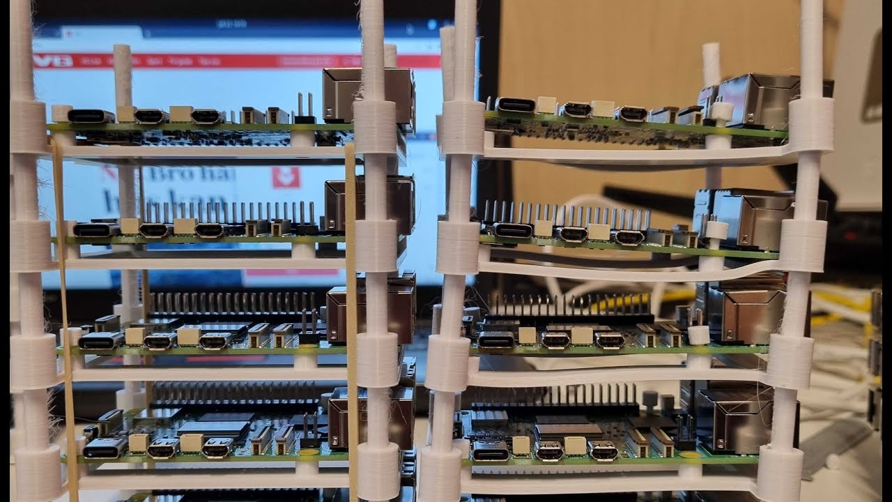 A PCB powering multiple Raspeberry PIs