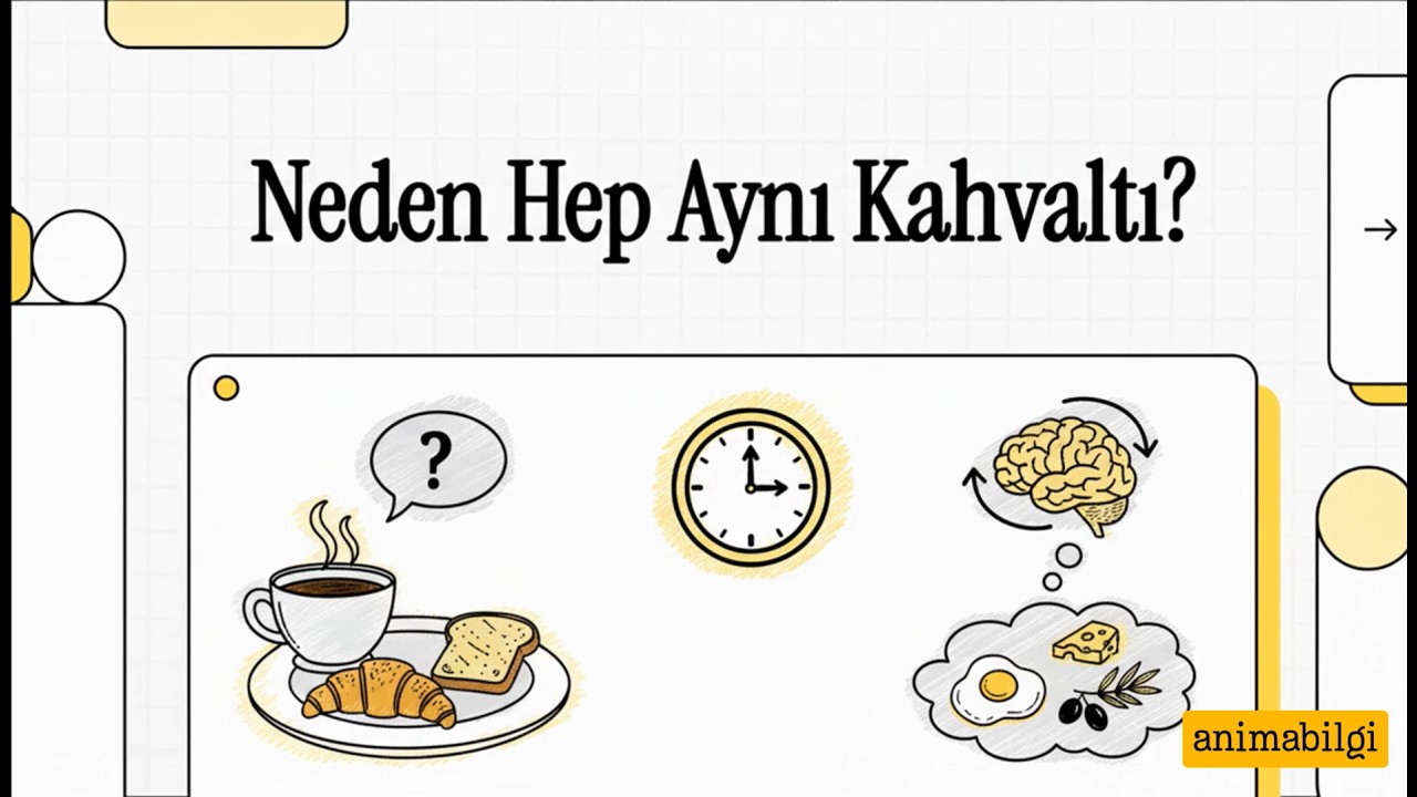 Neden Kahvaltıda Aynı Şeyleri Yerken Akşam Yemeğinde Farklı Şeyler Yemek İsteriz?