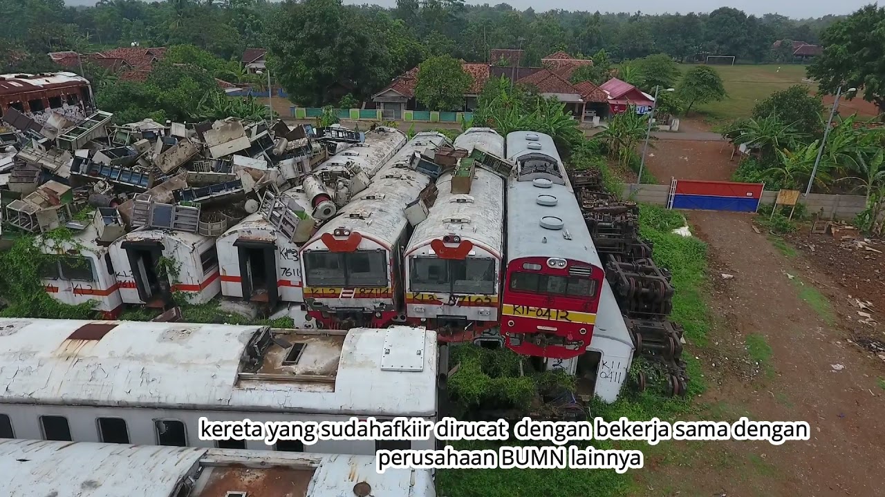 Stasiun Cikaum | Tempat Penyimpanan KRL/Kereta Afkir Part 2