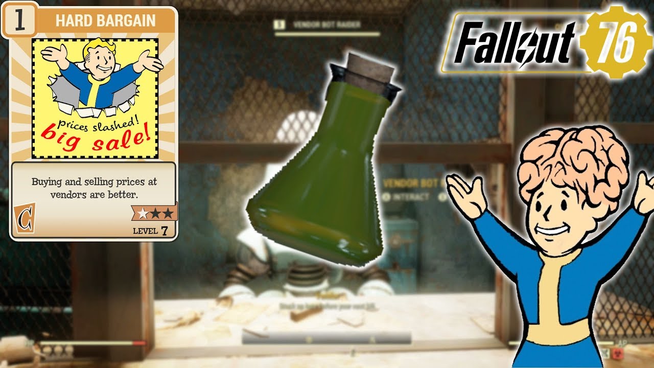 Fallout76 Quick Caps Using Serums