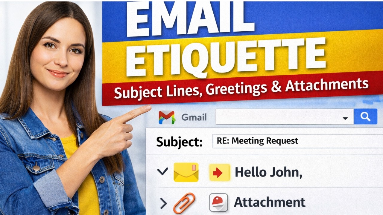 Email Etiquette: Subject Lines, Greetings, and Attachments