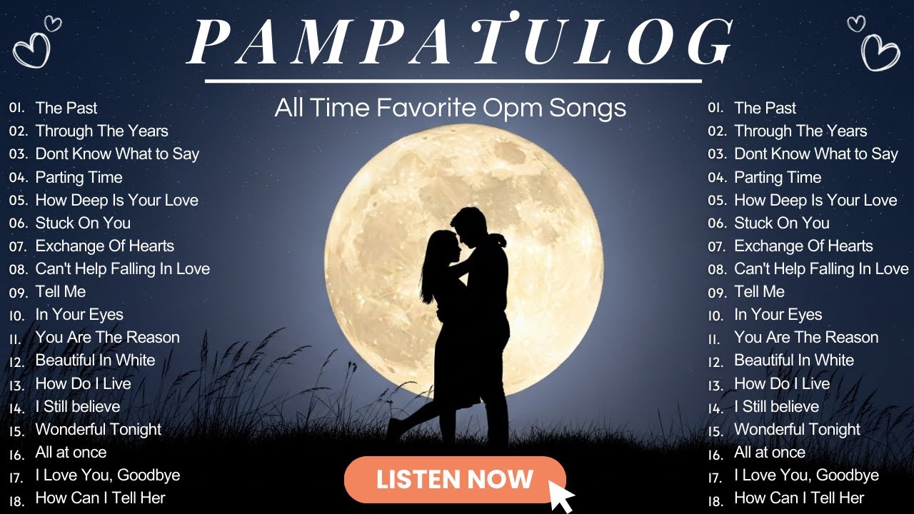 Pampatulog Love Songs Nonstop 💞🎧 | Best OPM Emotional Hits | Night Healing & Peaceful Sleep