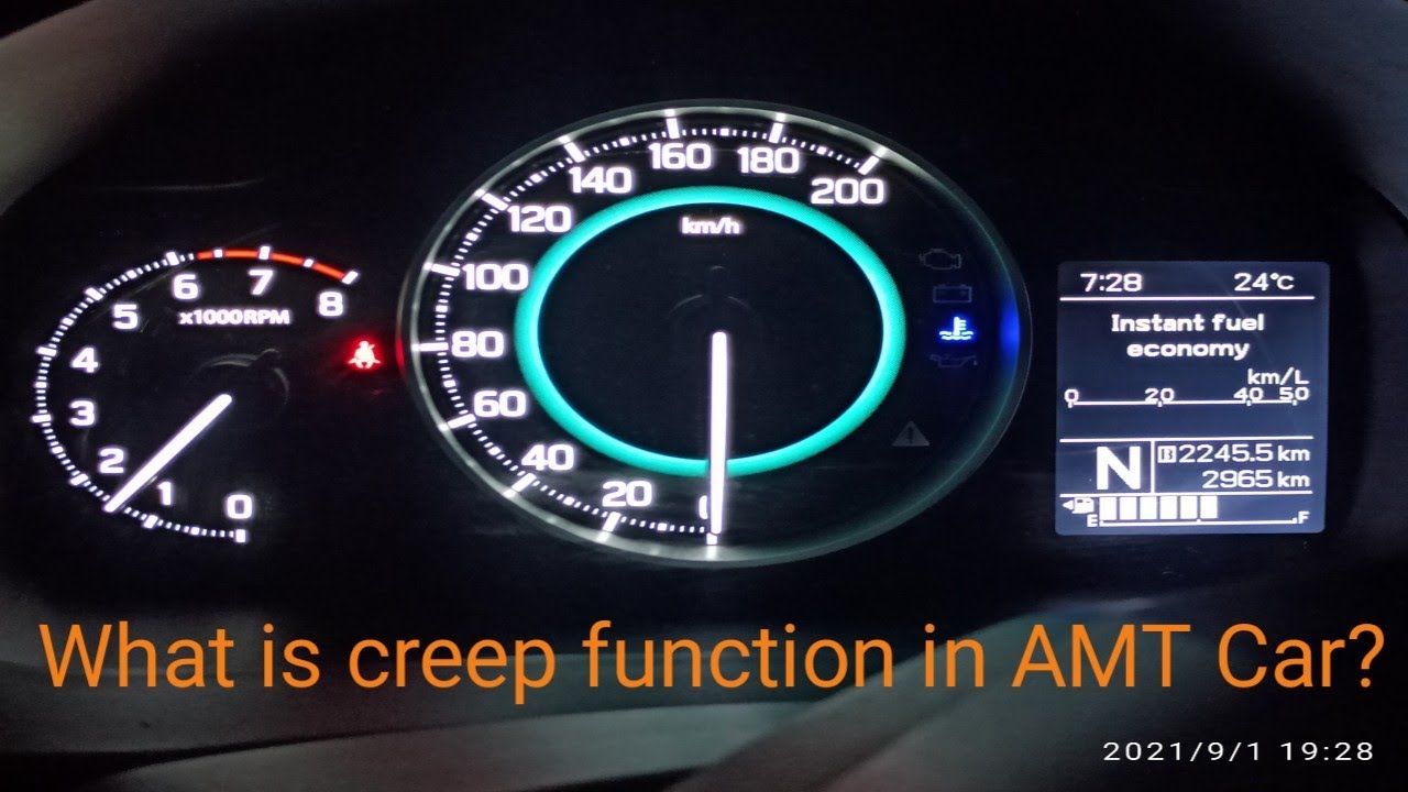 Creep function in Maruti Ignis zeta 2021