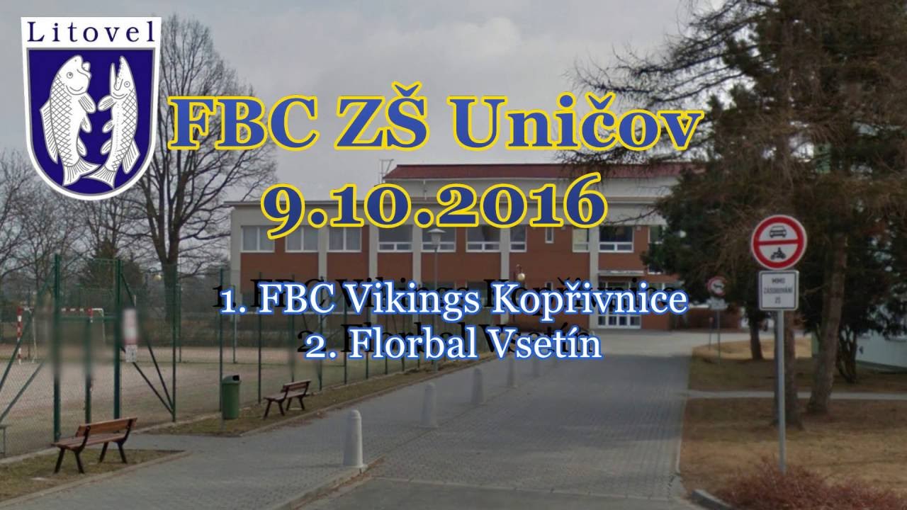 9.10.2016 Florbalový zápas - 1.liga dorostenců v Litovli - FBC Uničov