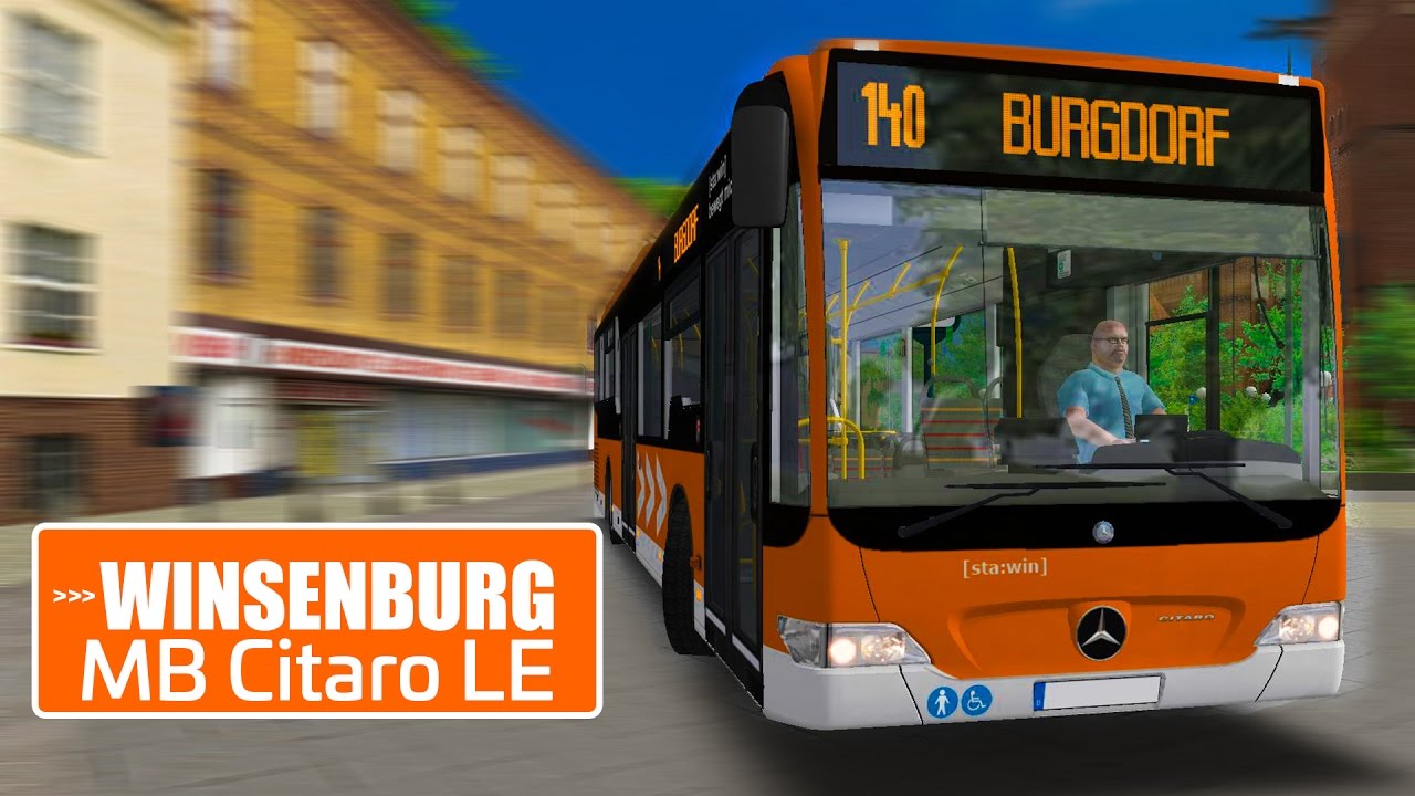 OMSI 2: Mit dem MB Citaro LE in Winsenburg #1: Flott auf der Linie 140!