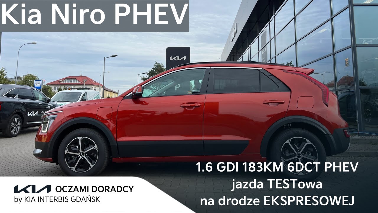 Kia Niro [1.6 GDI 183KM 6DCT PHEV] jazda TESTowa w TRASIE | TEST hybrydy PLUG IN na EKSPRESÓWCE