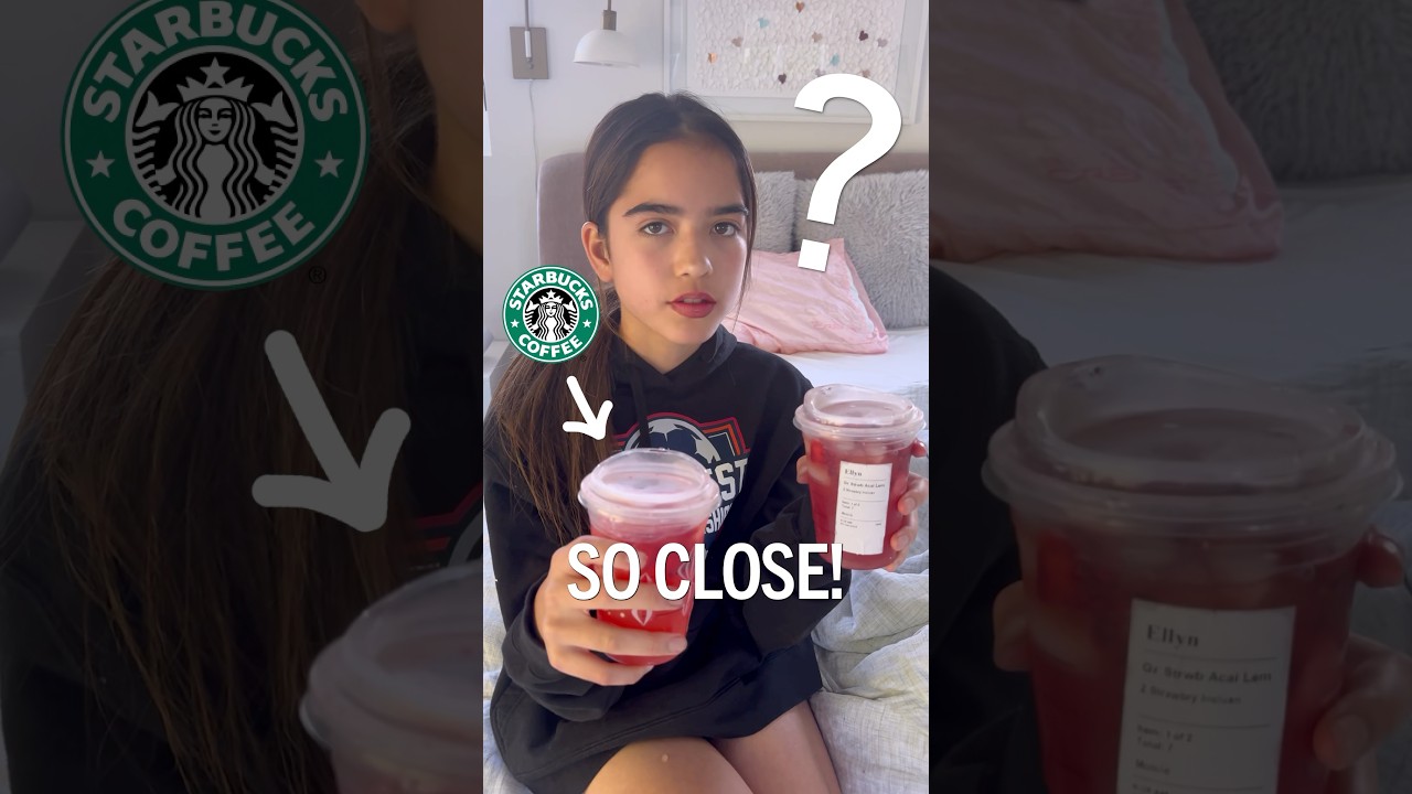 Guess the Starbucks DUPE!! Grilled Cheese + Strawberry A&ccedil;a&iacute; Refresher #easyrecipes
