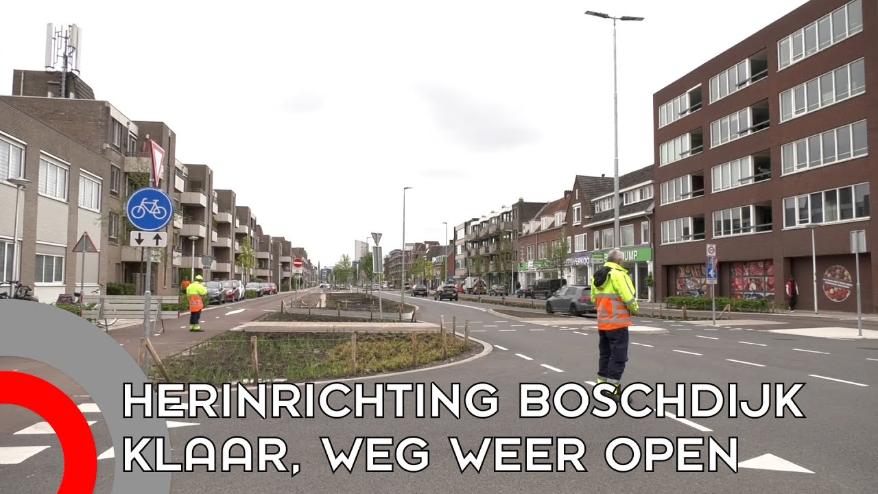 Herinrichting Boschdijk klaar, weg weer open: 'Het is nu veel veiliger'