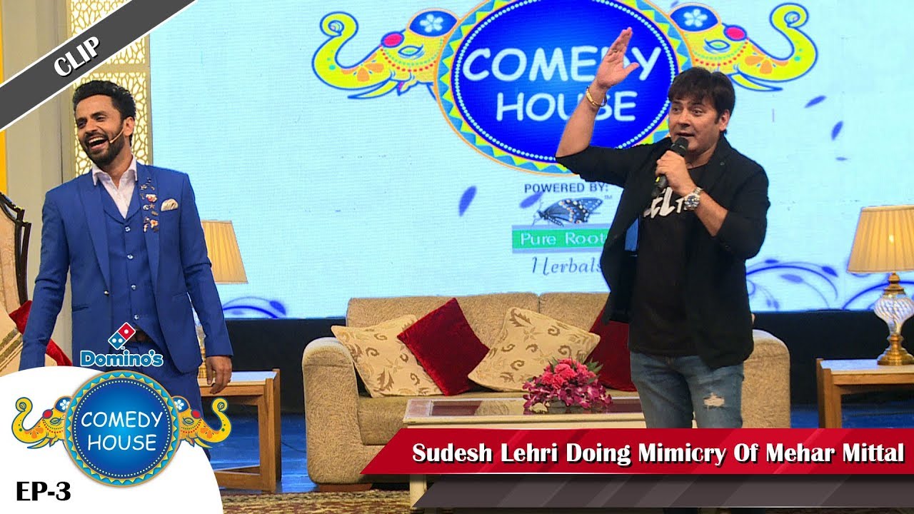 Sudesh Lehri Doing Mimicry Of Mehar Mittal || Domino's Comedy House || MH One