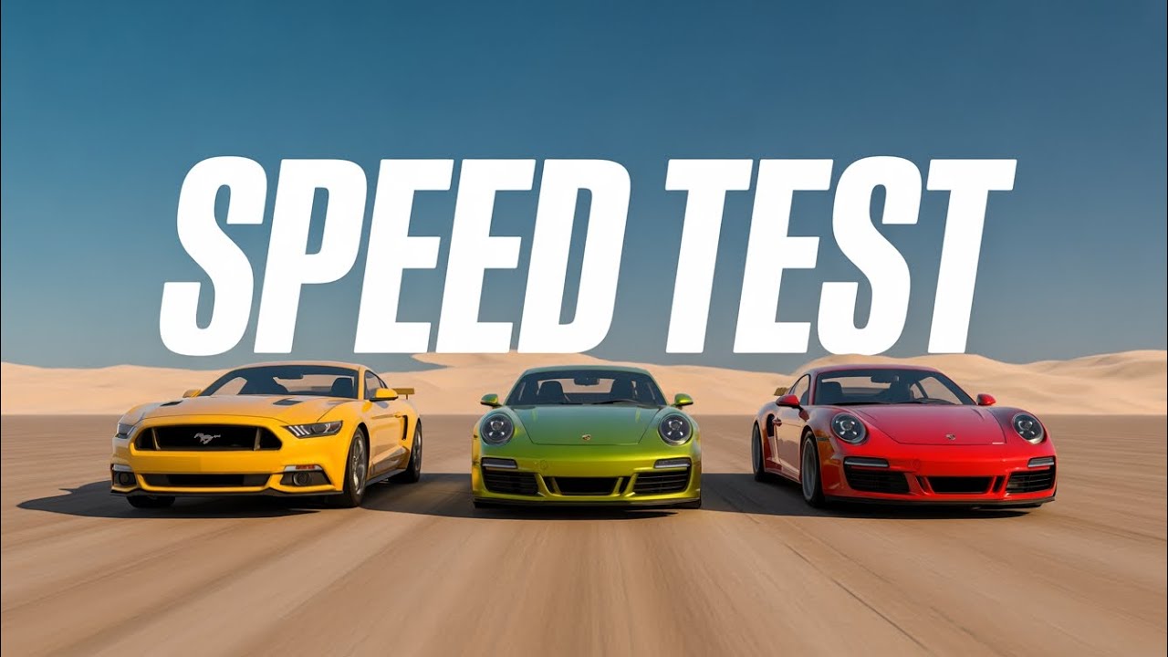 MUSTANG vs PORSCHE: The Ultimate Desert Drag Race! 🏁🔥