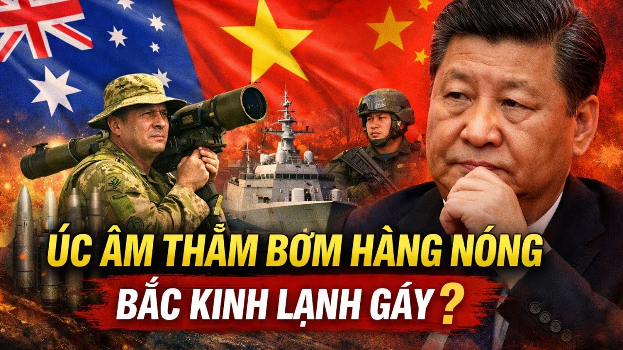 ÚC ÂM THẦM “BƠM HÀNG NÓNG” CHO VIỆT NAM – BẮC KINH VÌ SAO BẮT ĐẦU LẠNH GÁY
