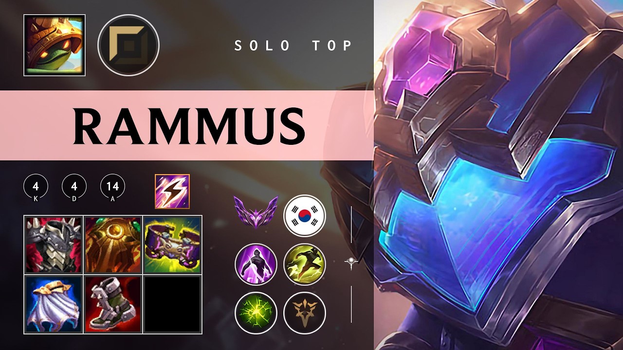 Rammus Top vs Irelia - KR Master Patch 26.04
