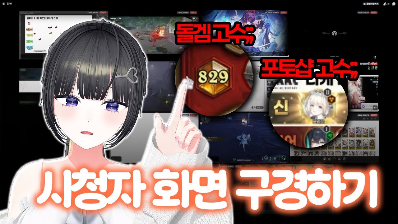 시청자 화면 구경하기