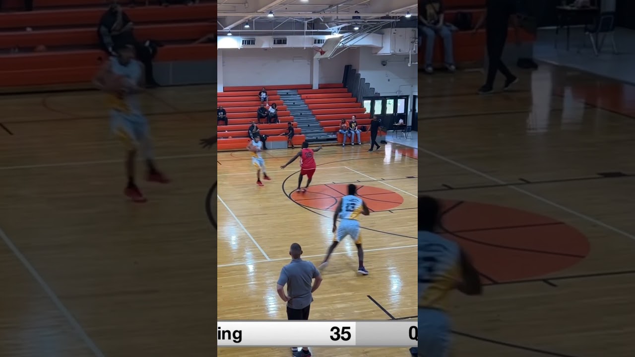 Big Abe with the Transition Lob from Jaylin Kelly #ballislife #shorts #lobcity #basketball