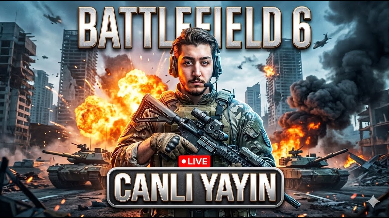 🔴 LIVE BATTLEFIELD 6 I YENİ GÜNCELLEME GECE HARİTASI #battlefield6