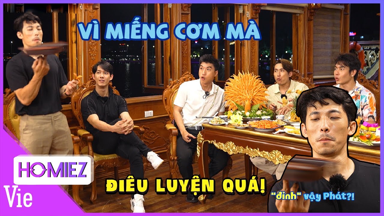Vì miếng cơm, Liên Bỉnh Phát phải trổ tài MÚA MÂM để giành được bữa cơm ân huệ từ các anh em