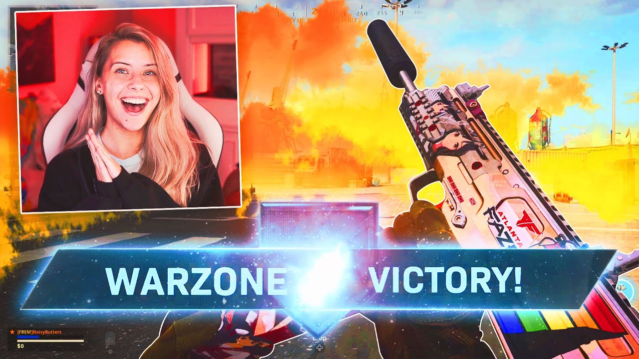 FIRST WARZONE SOLO WIN!!! 🎃 WARZONE SOLOS (MP7 / R700)
