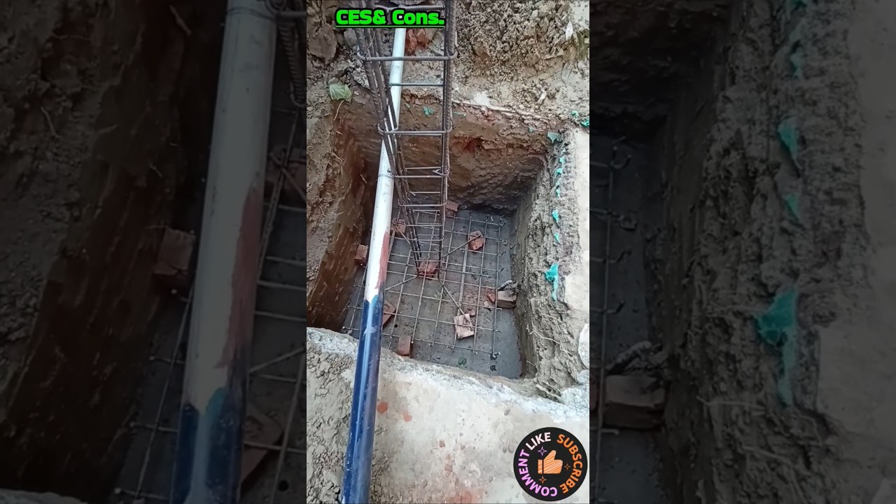 Reinforcement of RCC Column#column#rcccolumn #columnfoundation #columnfooting #columndetails #shorts