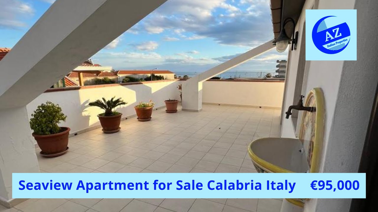 Seaview Apartment for Sale Calabria South Italy &euro;90,000
