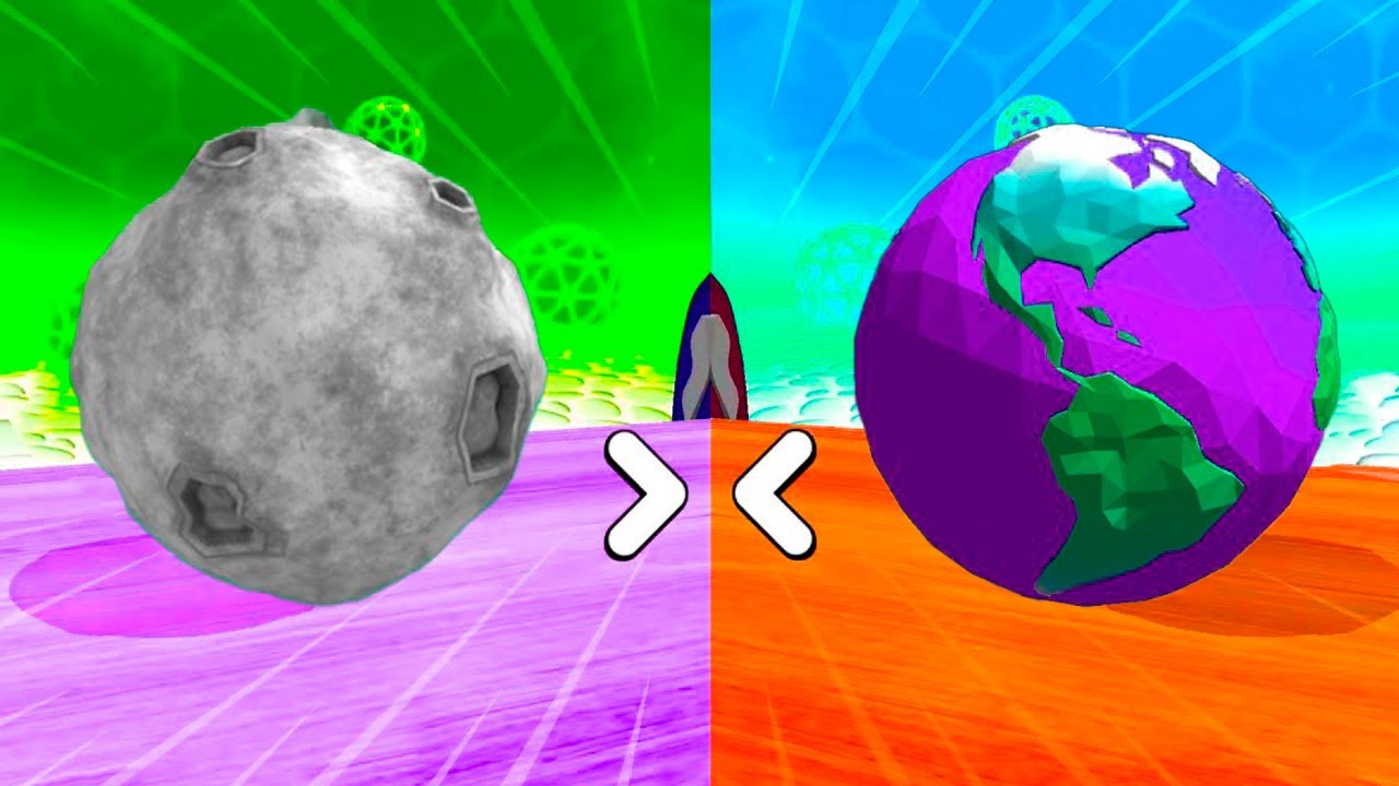 Going Ball (Earth) vs Circus Ball (Moon) - Which Planet Ball Will Pass Reverse Levels? Race-765