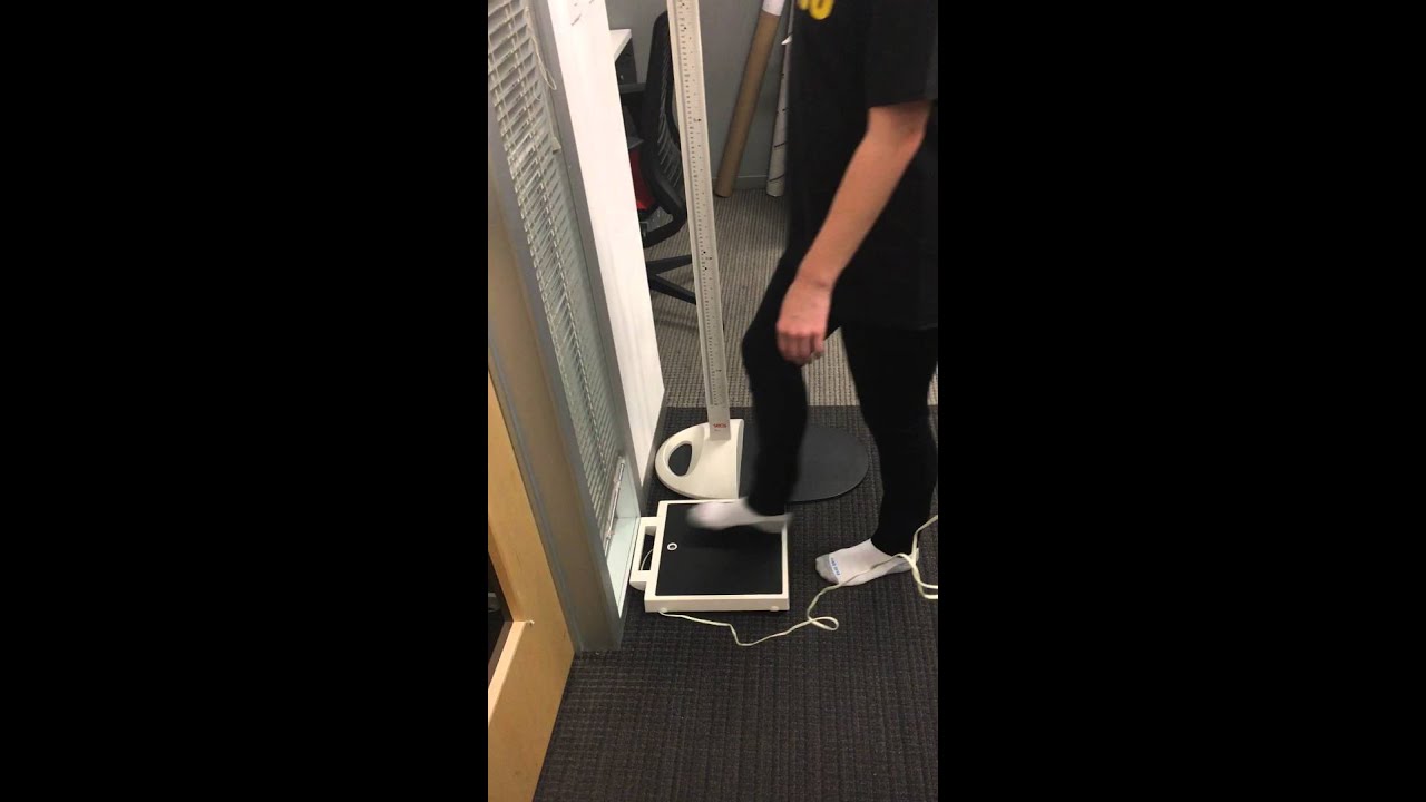 Video tutorial for weight measurement