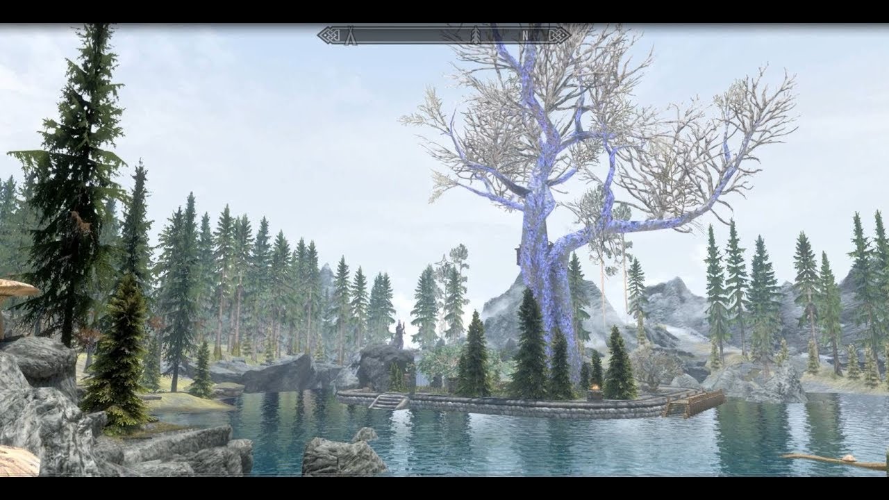 Dovahkiin Island Retreat - Skyrim Special Edition House Mod