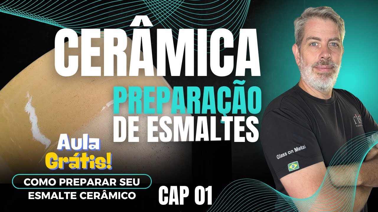 Aprenda sobre a correta preparação de esmalte cerâmico para aplicação com pincel e imersão.