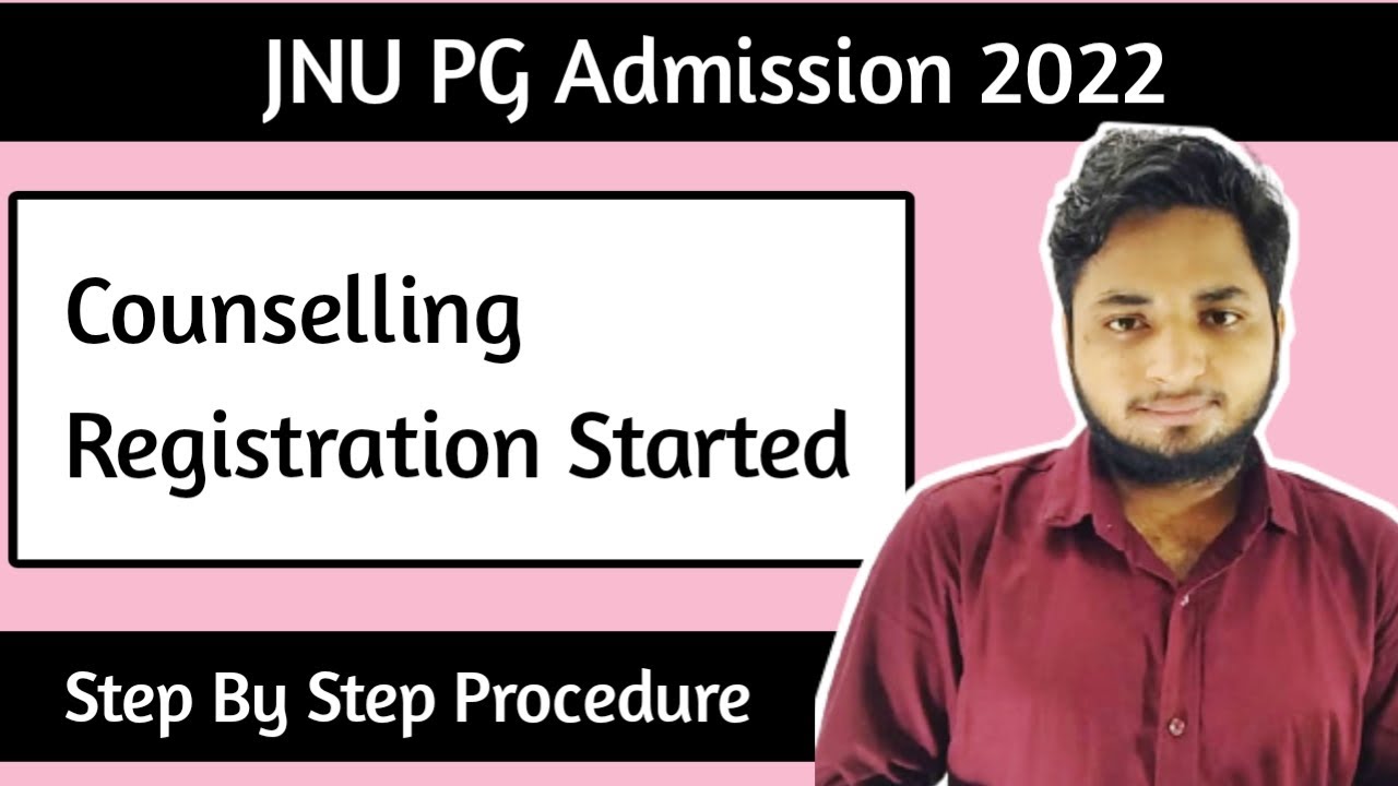 Jnu pg admission portal launch 2022| jnu pg counselling Started 2022| Jnu PG admission 2022|