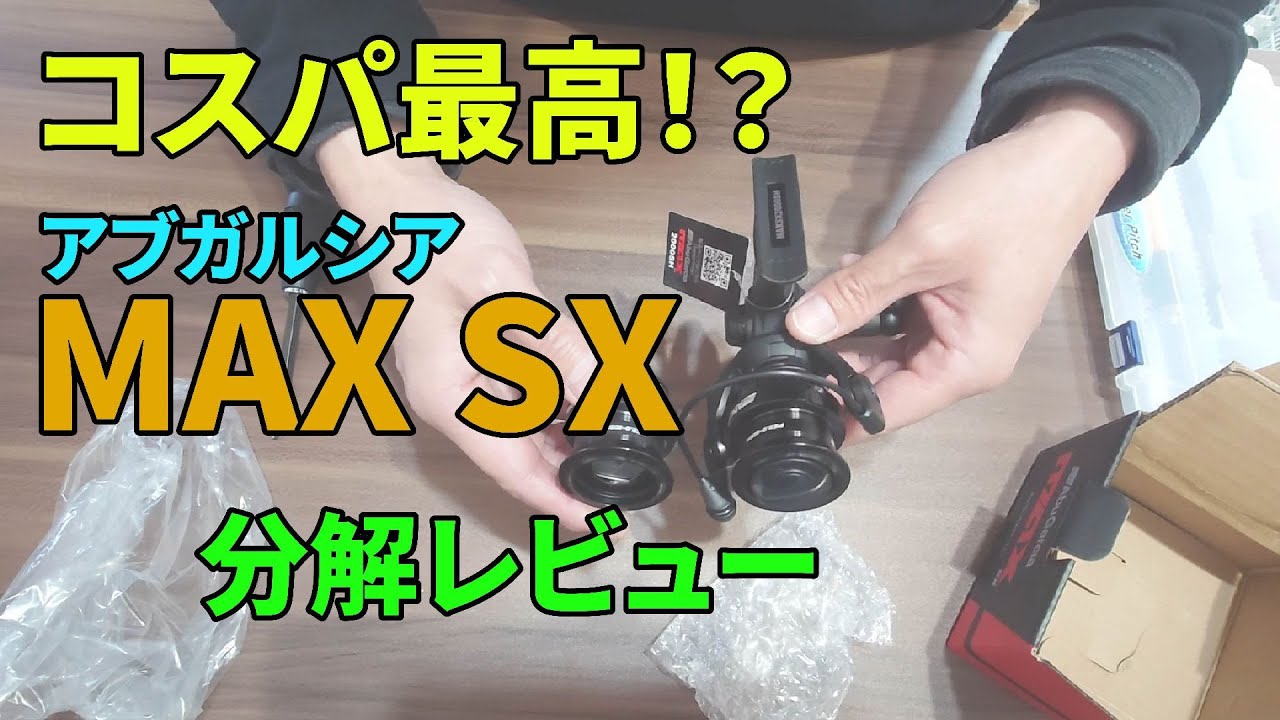 コスパ最高！？アブMAX SXを分解レビュー