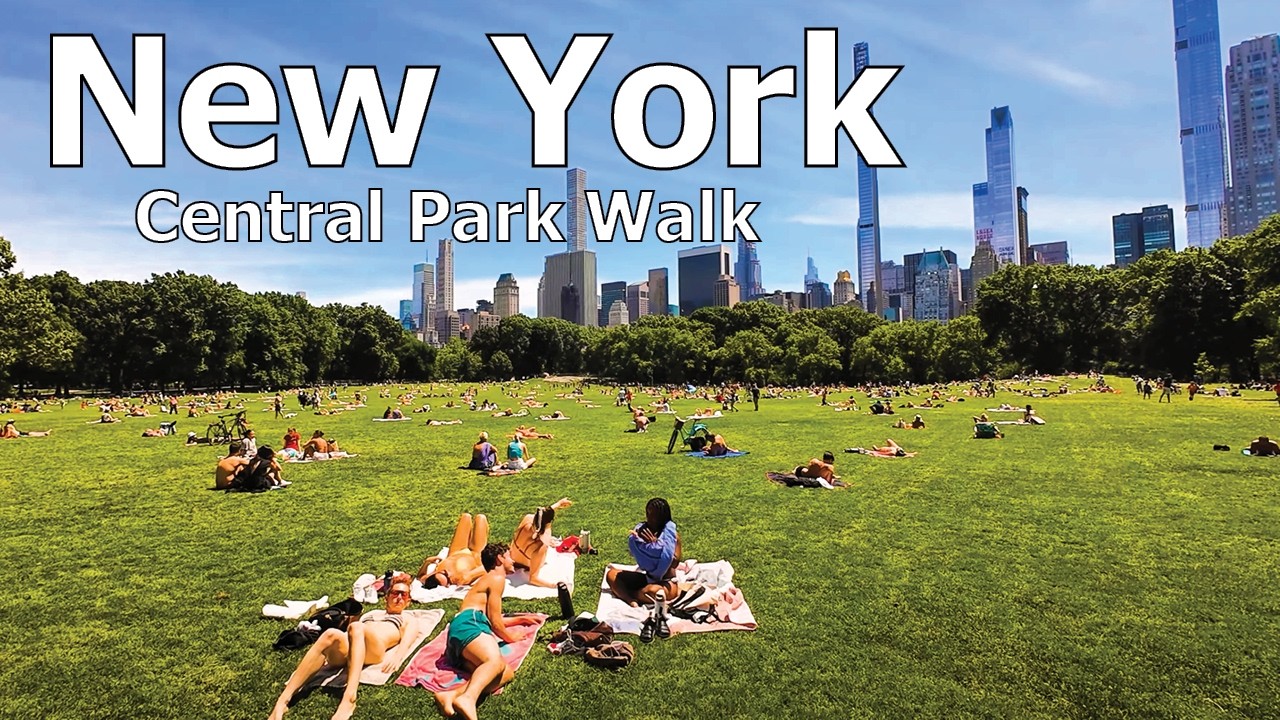 New York City 4K - Central Park - Summer 2024