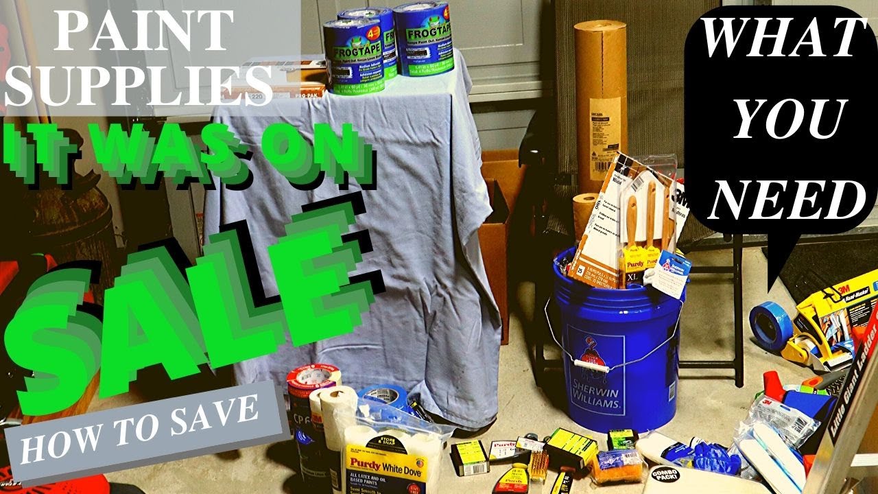 DIY PAINT SUPPLIES: WHAT YOU NEED AND HOW TO SAVE!!