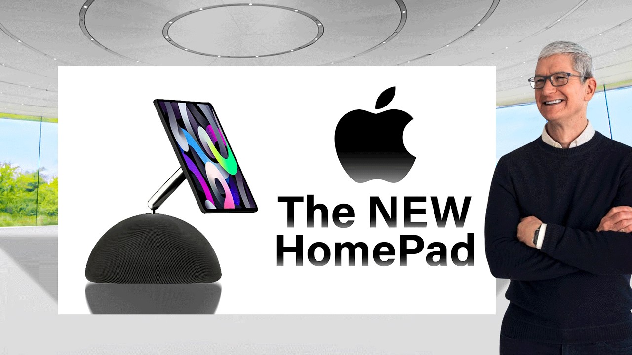 УТЕЧКА APPLE HomePad 2025 с камерой видеонаблюдения на базе искусственного интеллекта!
