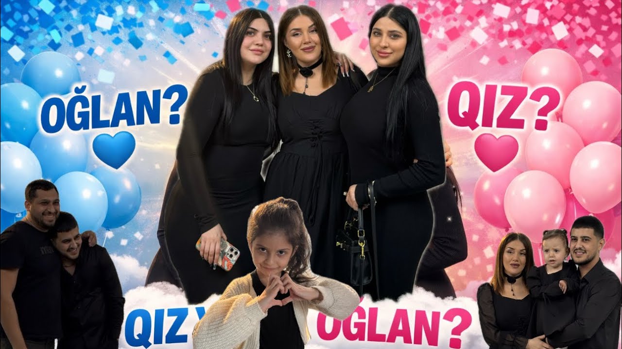 CINSIYYER PARTISINE GETDIK😍|QIZ YOXSA OGLAN?😝💙🎀