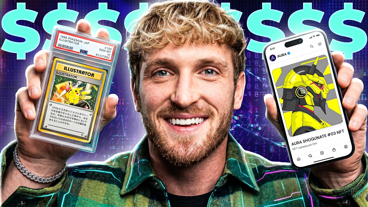 Logan Paul's $635K NFT vs. His $16.5M Pok&eacute;mon Card