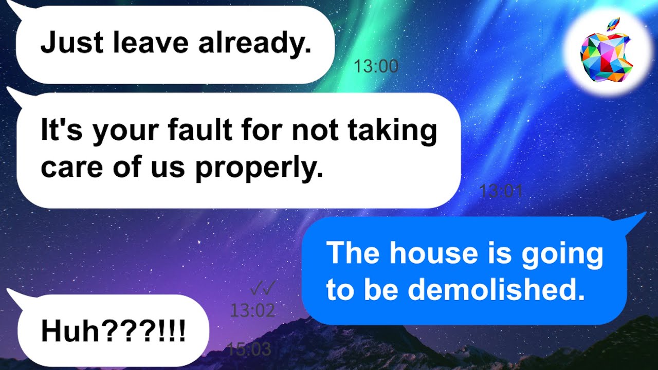 【Apple】My husband's family forced their way into my house and then took over! For now...