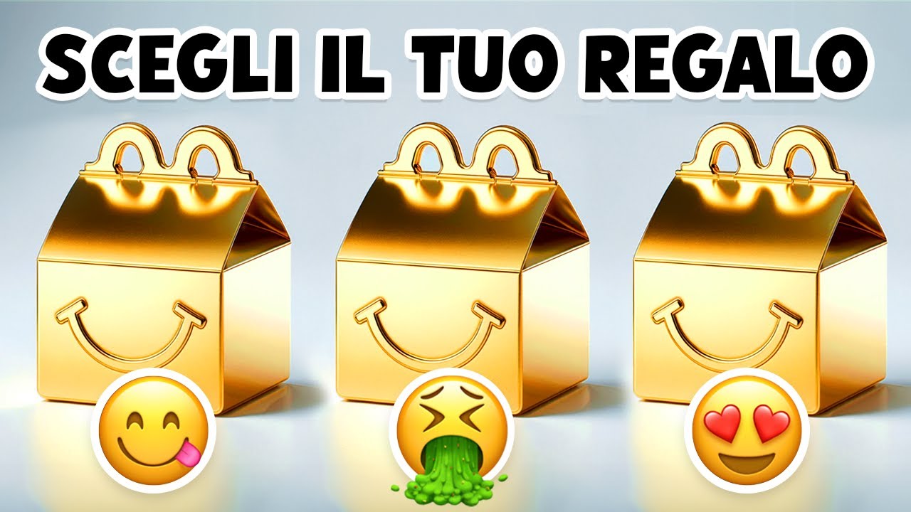 🎁 Scegli il tuo REGALO...! Speciale CIBO 🍔🍩🍦