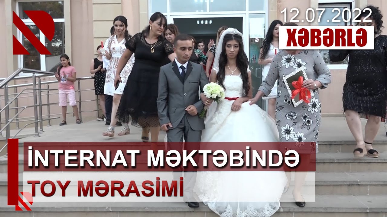 İnternat məktəbində toy mərasimi