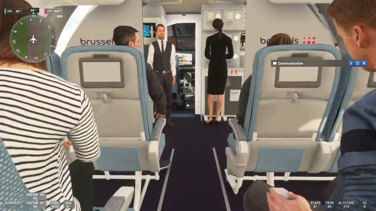 Microsoft Flight Simulator 2024 Brussels Nice EBBR LFMN