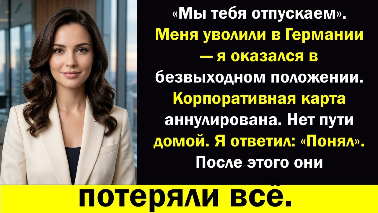 Меня уволили по СМС в Германии… А потом аннулировали мою корпоративную карту — я отомстил.