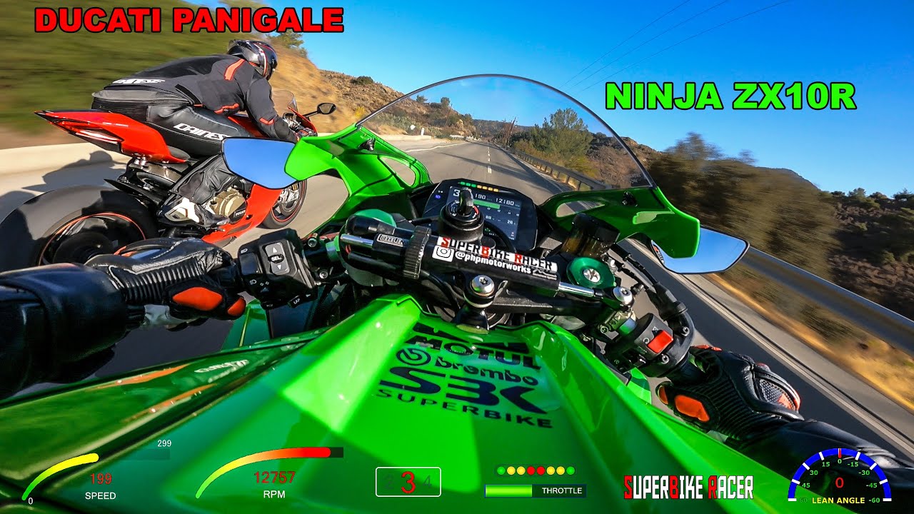 Ninja ZX10R - Aprilia Tuono V4 - Ducati Panigale