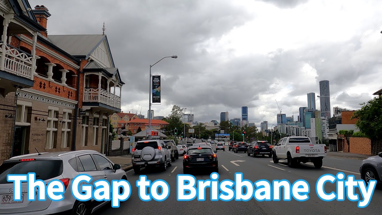 [4K] Amazing Drive Keperra, The Gap, Red Hill and Brisbane City, Queensland, Australia