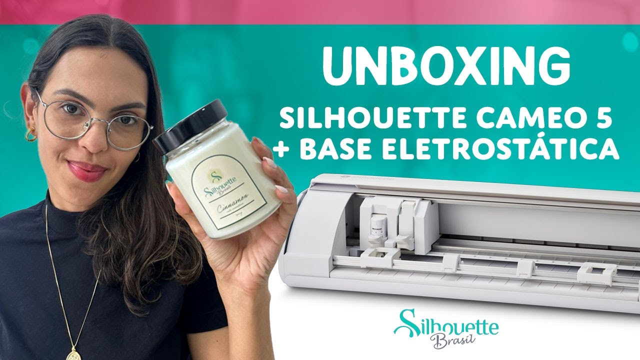 Unboxing da máquina de corte Silhouette Cameo 5 + Base Eletrostática | Primeiras impressões