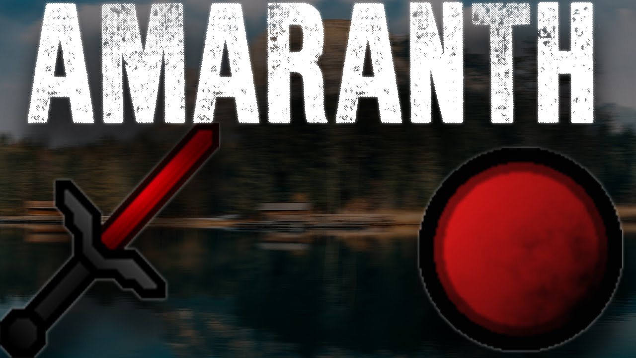 Minecraft PVP Texture Pack Amaranth By Dualzz 1.7.2/1.7.10/1.8