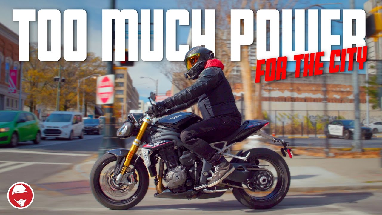 What a WASTE of money for the city | 2022 Triumph Speed Triple 1200 RS City Test