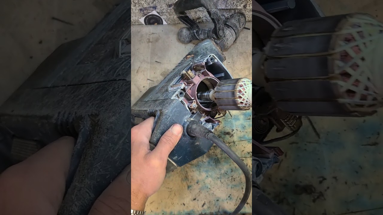 power Tool repair.  Red service light. #Bosch #hammer #powertool #fix #repair #service #dismantle