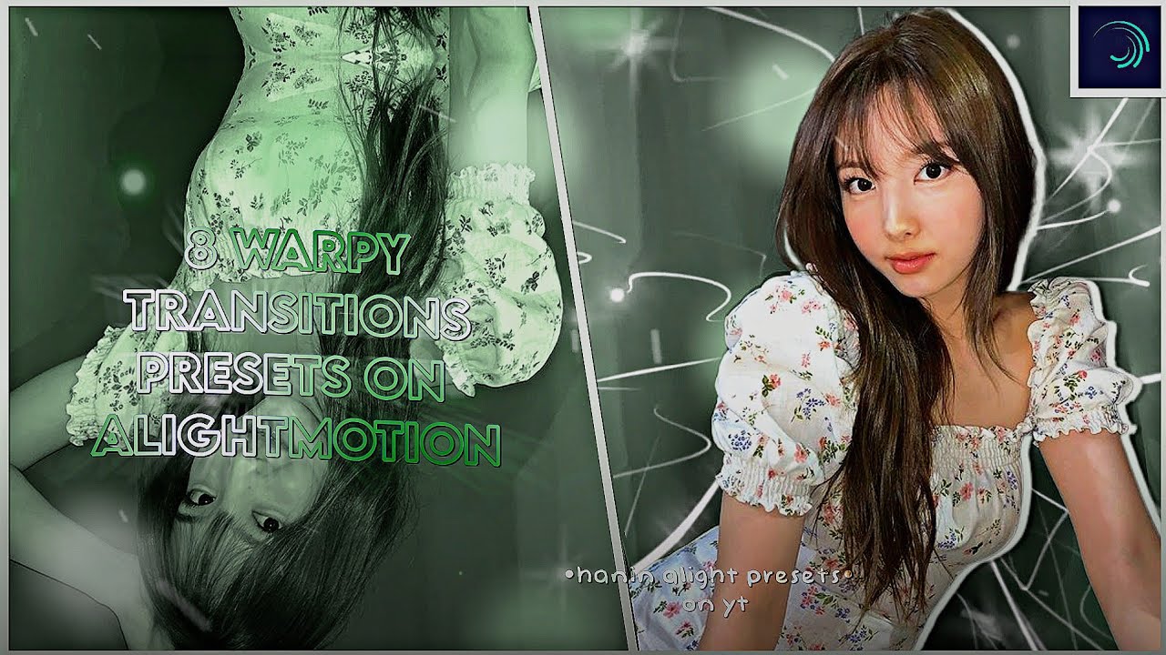 8 Warpy transitions preset on Alightmotion like After Effects | &bull;hanin alight presets&bull;